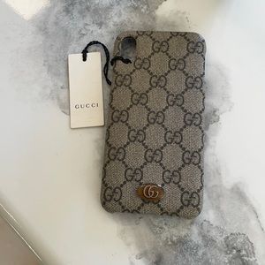 GUCCI Beige/Ebony Iphone, Designer Cell Phone Case